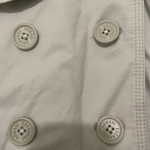 Armani Exchange trench coat with belt - Picture 9 of 14